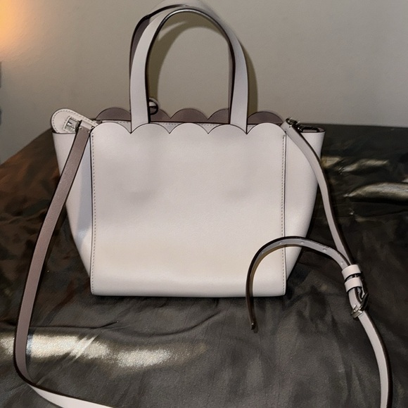 Kate Spade Scalloped Mini Lavender Crossbody Tote Bag - Picture 3 of 13